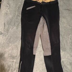 Elation Black and Gray Riding Pants